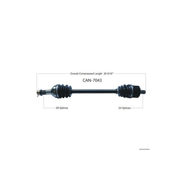 Wide Open OE Replacement CV Axle for CAN AM REAR L/R DEFENDER HD8/HD10 16-19 CAN-7043 - main